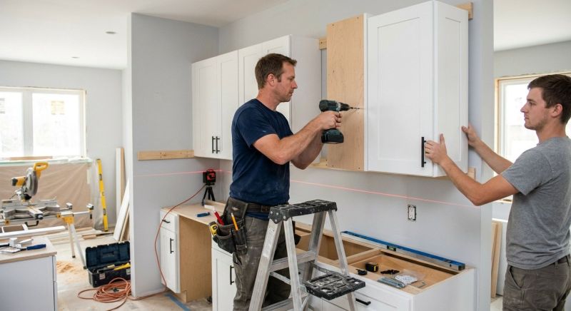 Wood Cabinet Installation in Muncie, IN