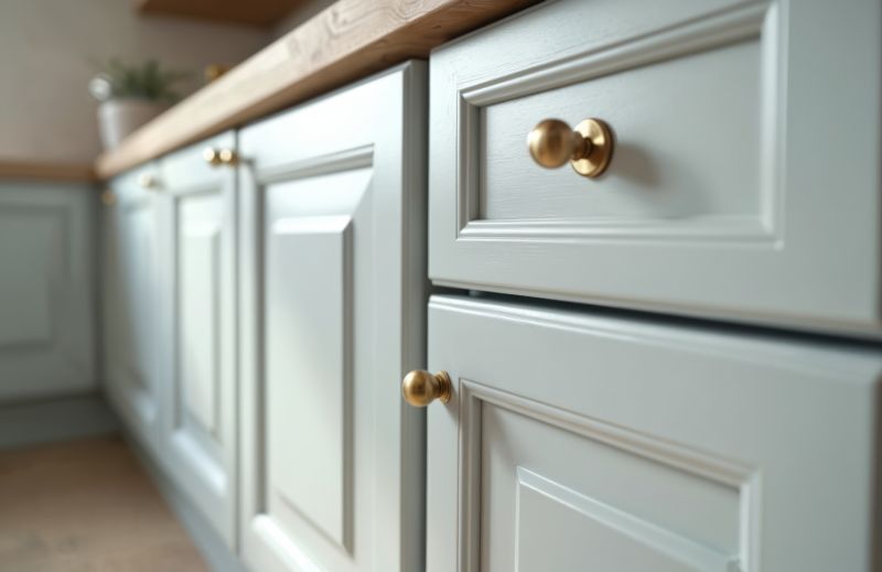 Cherry Cabinet Refacing in Austin, TX