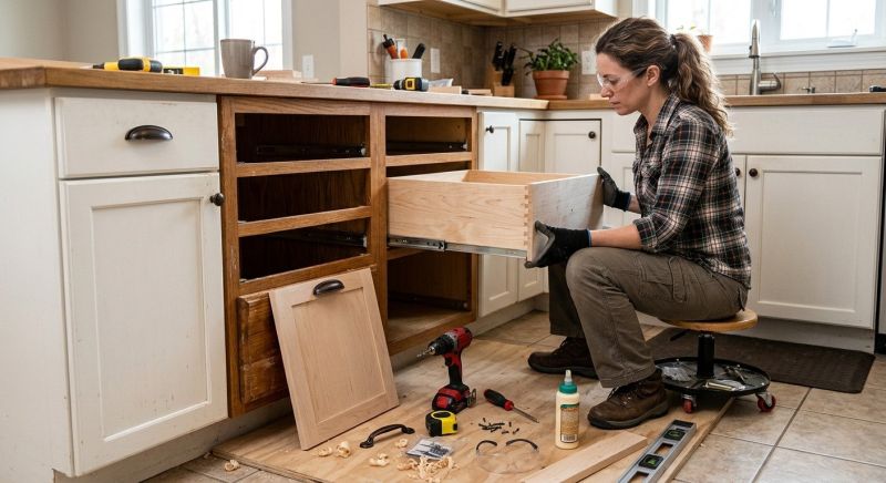Wood Cabinet Installation in Carmel, IN